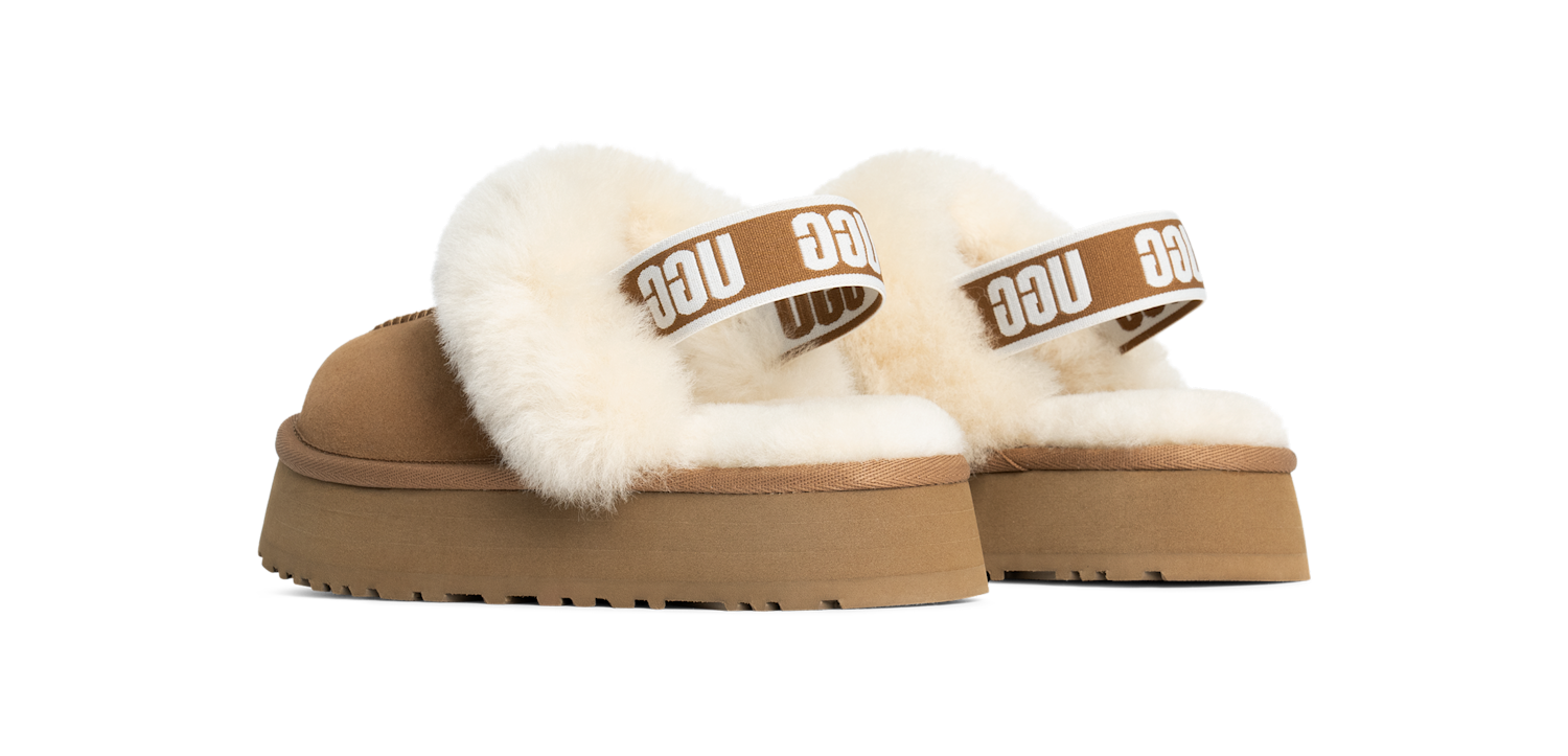 UGG Funkette Slipper Chestnut (Kids), Chestnut (1130395K-CHE)