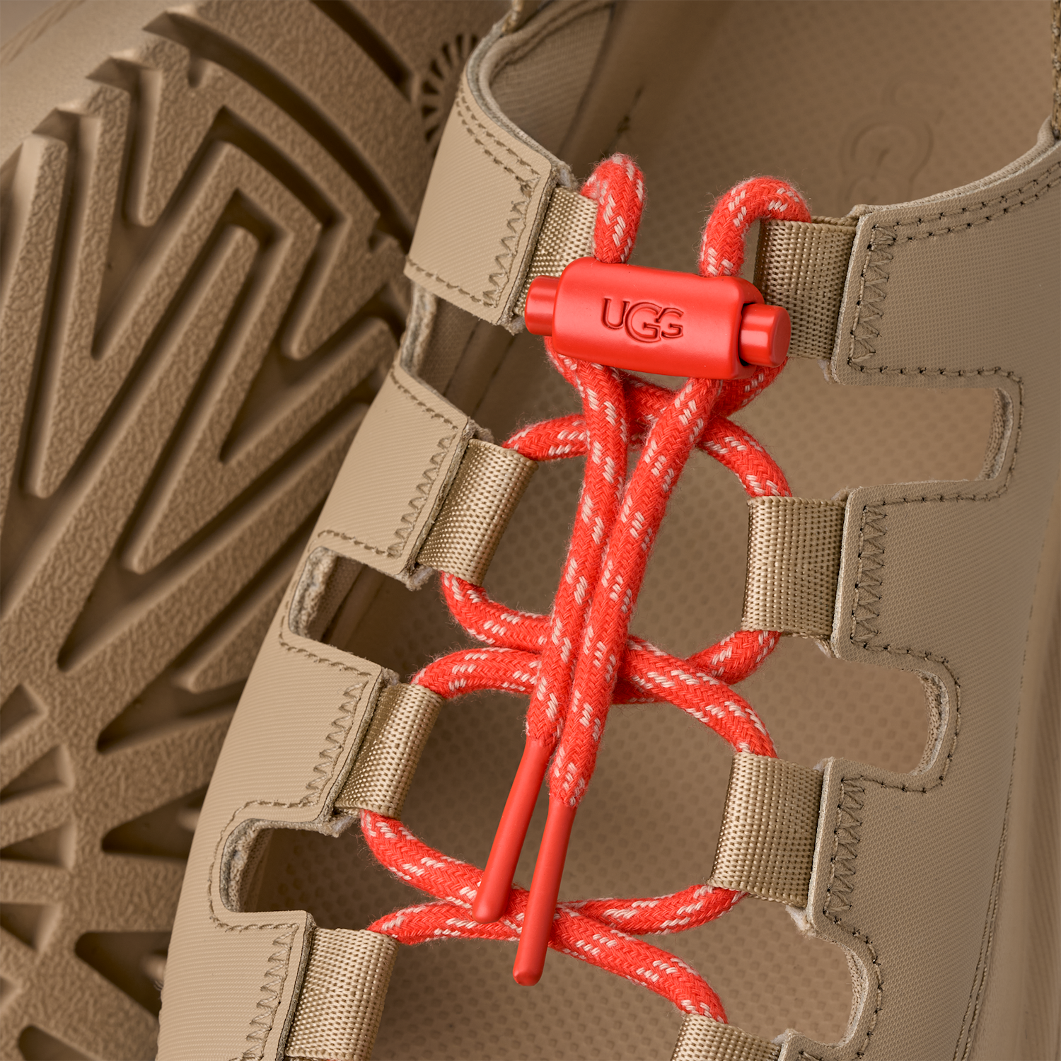 UGG GoldenGlow Toggle Sandal Mustard Seed