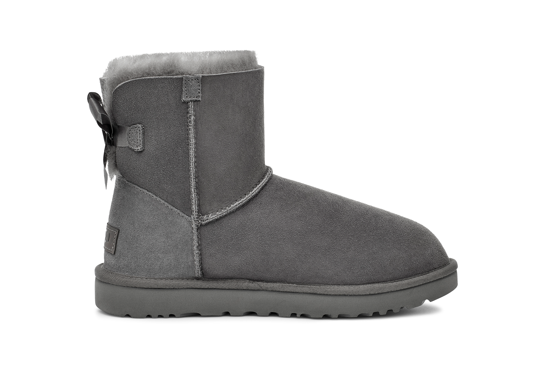 UGG Mini Bailey Bow II Boot Grey, Grey (1016501-GREY)