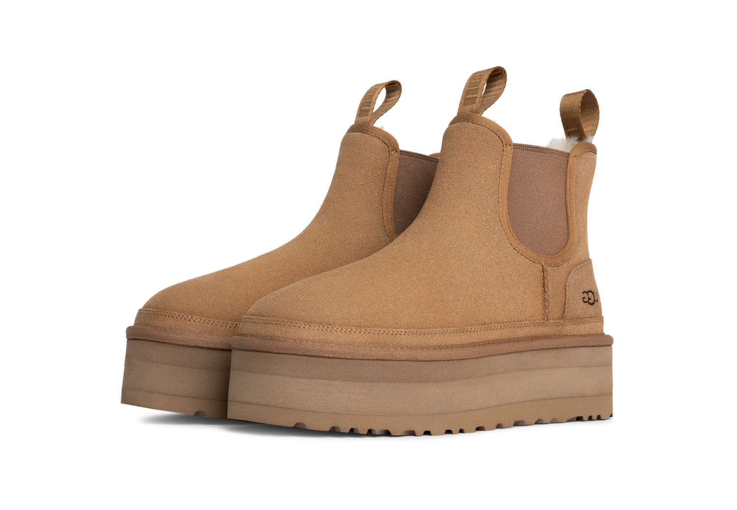 UGG Neumel Platform Chelsea Boot Chestnut, Chestnut (1134526-CHE)
