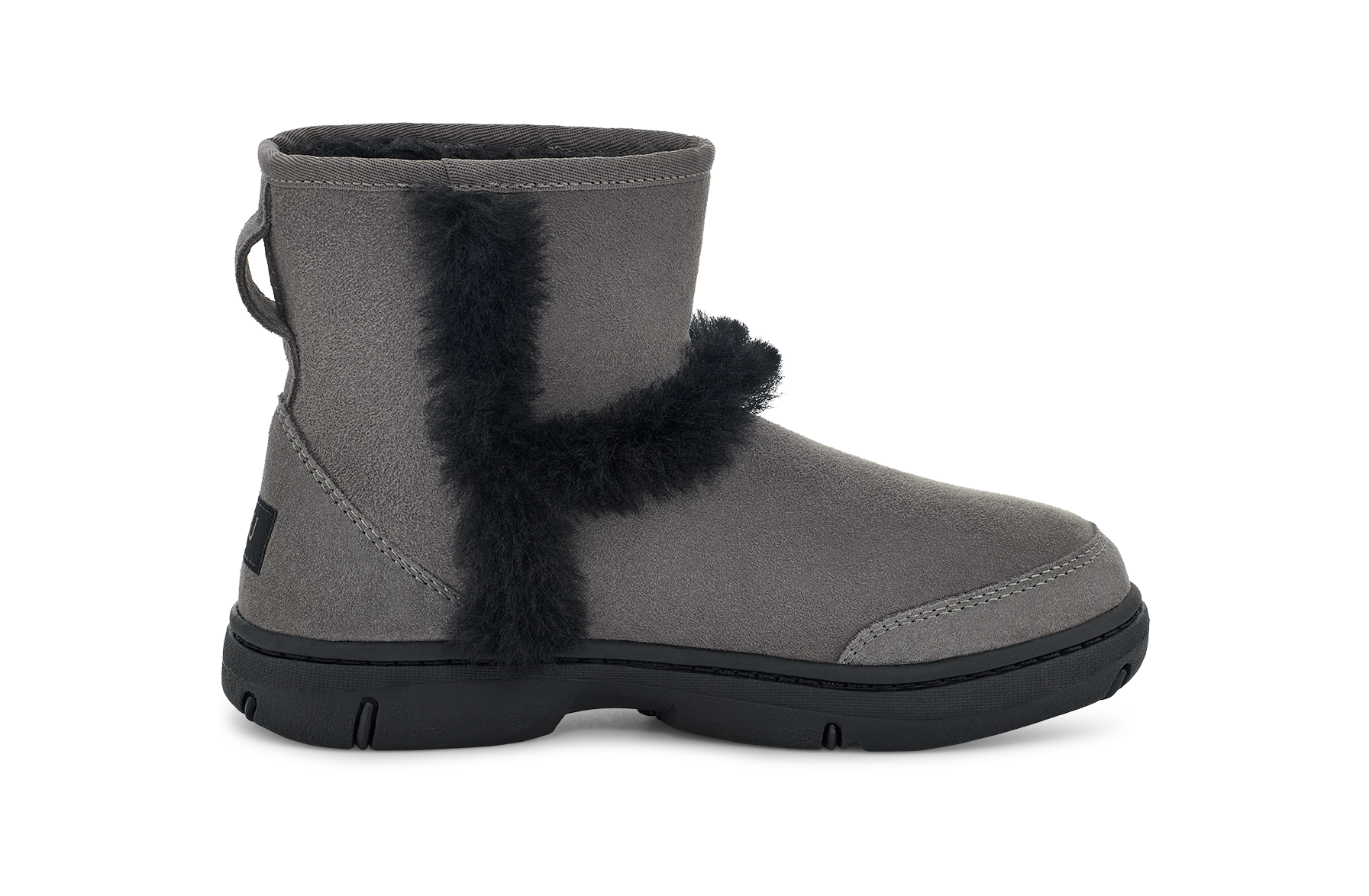 UGG Sunburst Mini Boot Grey, Grey (1130728-GREY)