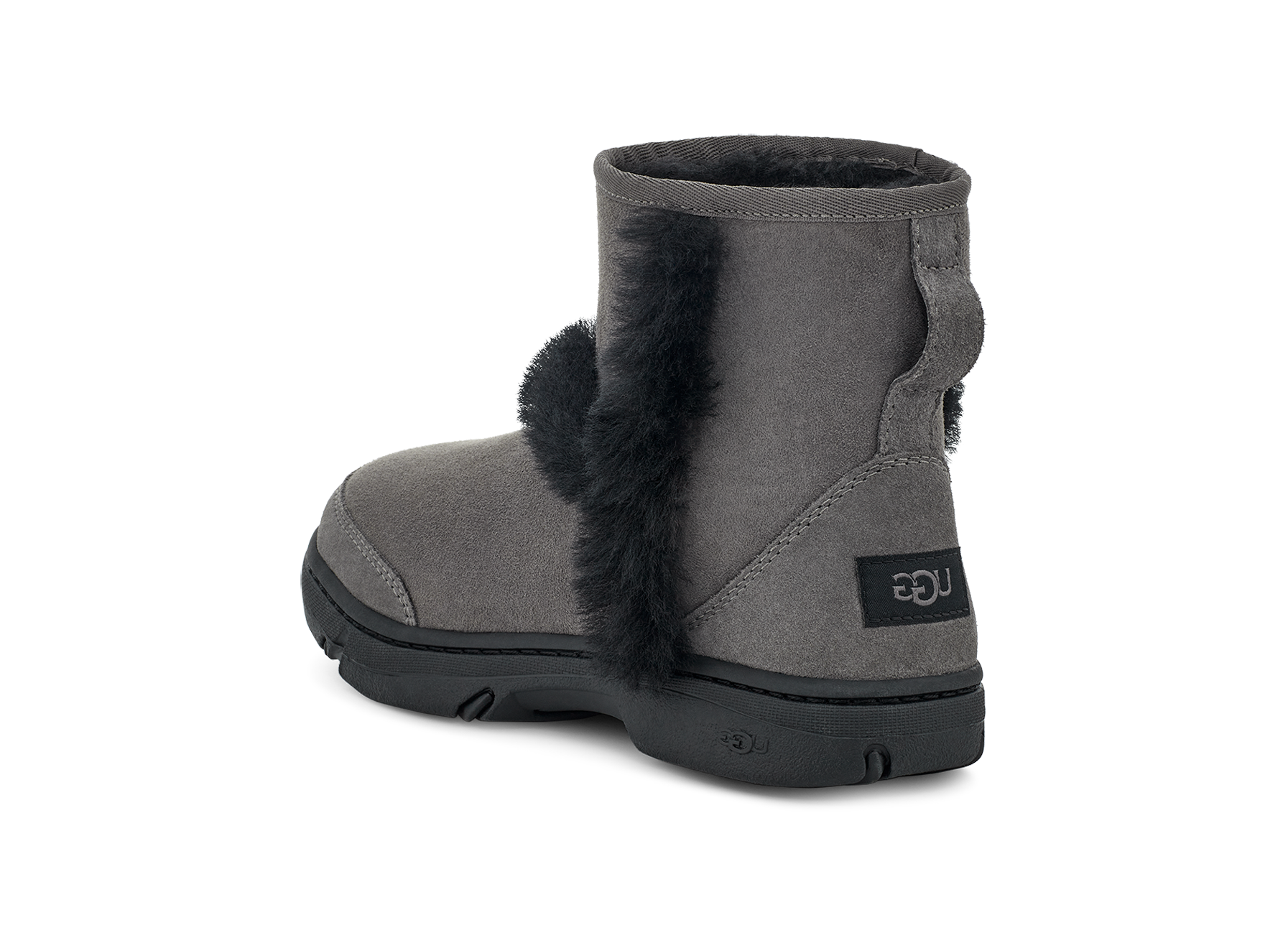 UGG Sunburst Mini Boot Grey, Grey (1130728-GREY)