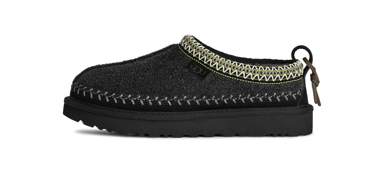 UGG Tasman Biarritz Slipper Black, Black (1171444-BLK)