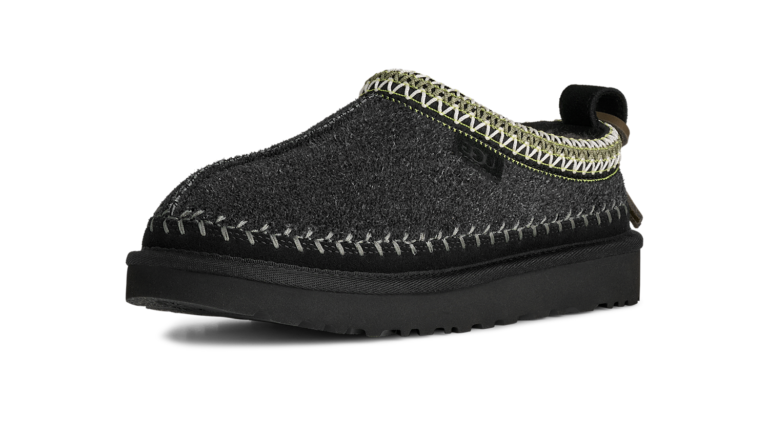 UGG Tasman Biarritz Slipper Black, Black (1171444-BLK)