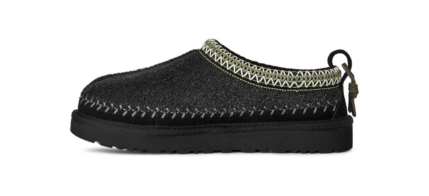 UGG Tasman Biarritz Slipper Black, Black (1171444-BLK)