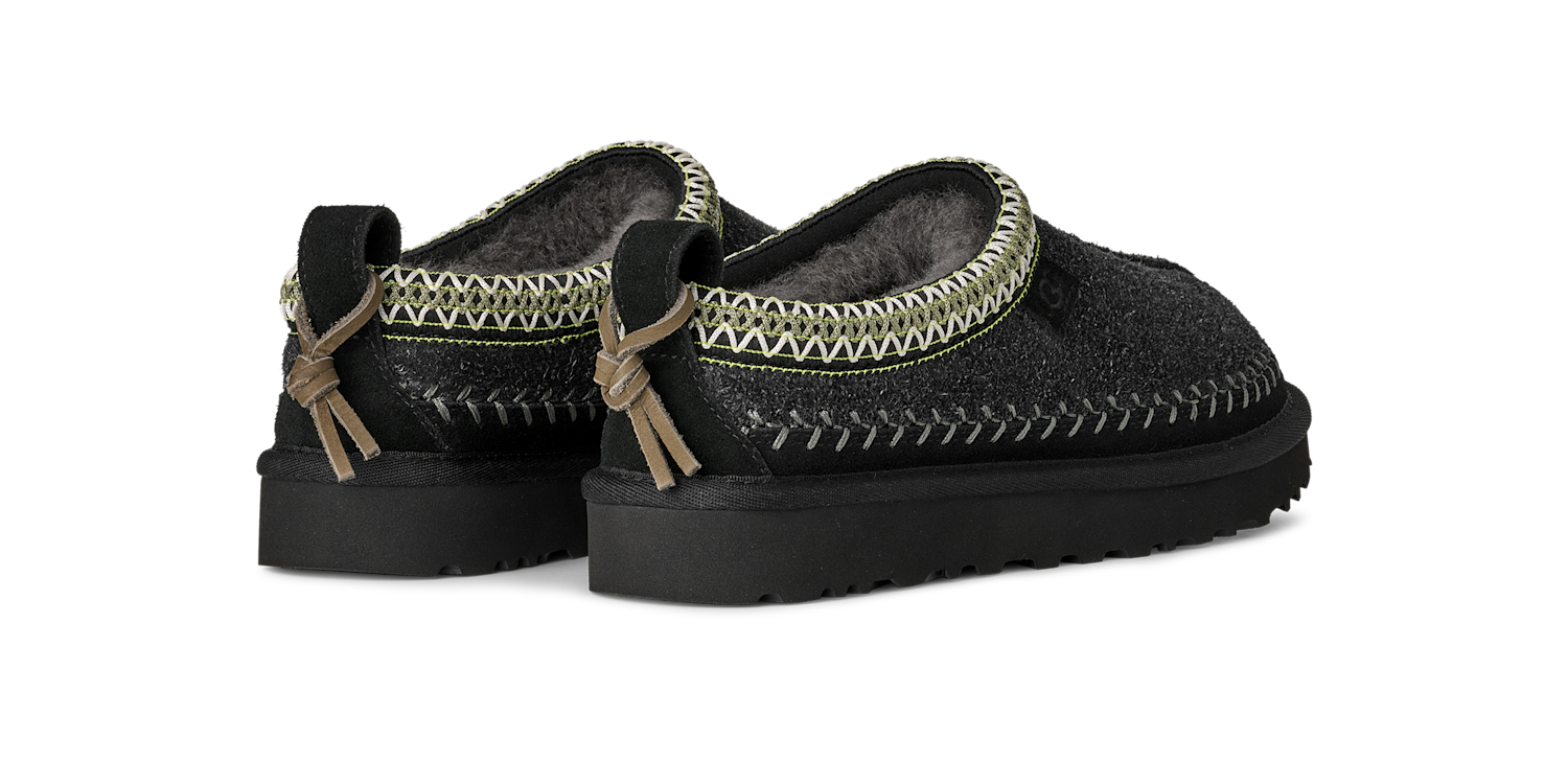 UGG Tasman Biarritz Slipper Black, Black (1171444-BLK)