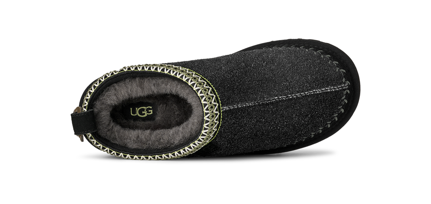 UGG Tasman Biarritz Slipper Black, Black (1171444-BLK)