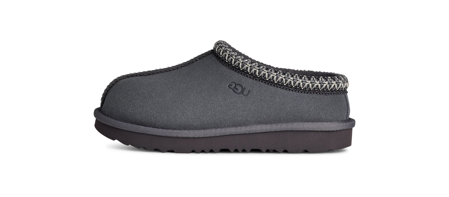 UGG Tasman II Slipper Obsidian (Kids), Obsidian (1019066K-OBS)