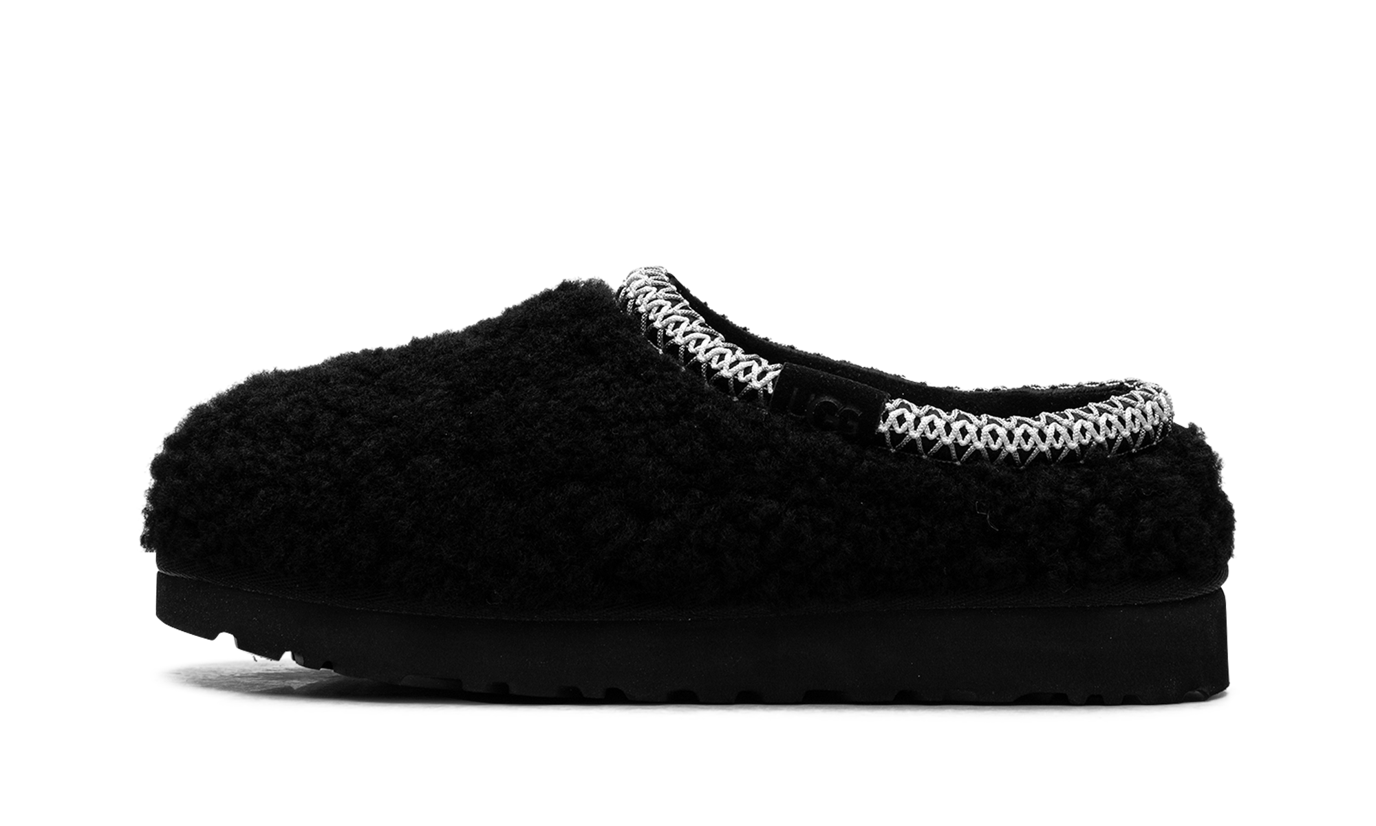 UGG Tasman Maxi Curly Slipper Black