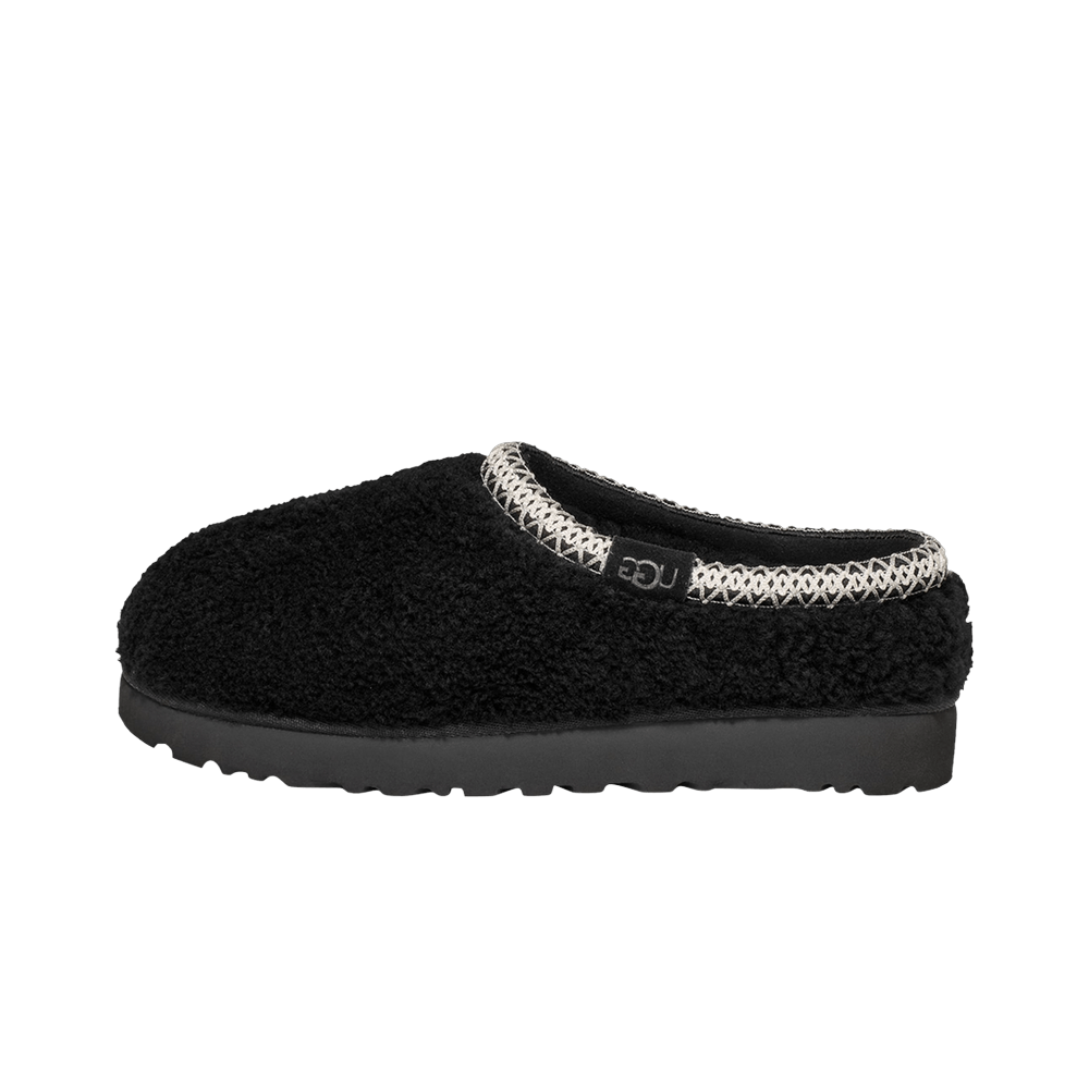 UGG Tasman Maxi Curly Slipper Black, Black (1158356-BLK)
