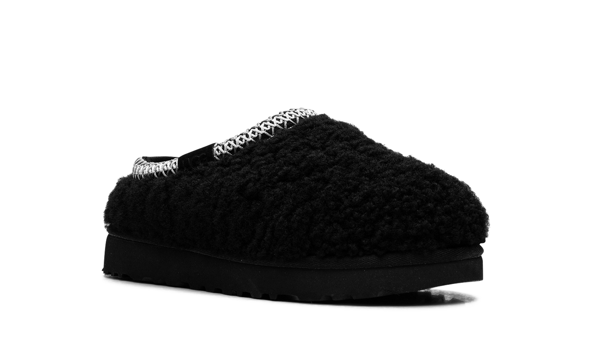 UGG Tasman Maxi Curly Slipper Black
