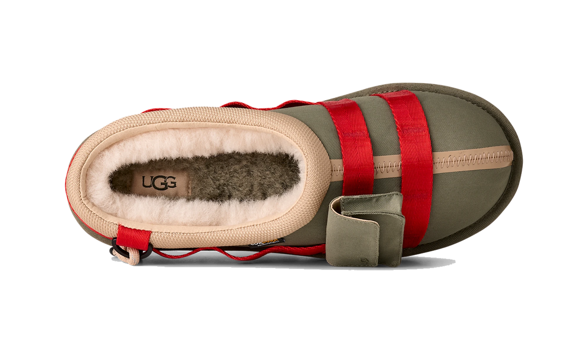 UGG Tasman Wildwood Slipper Burnt Olive Red Pepper