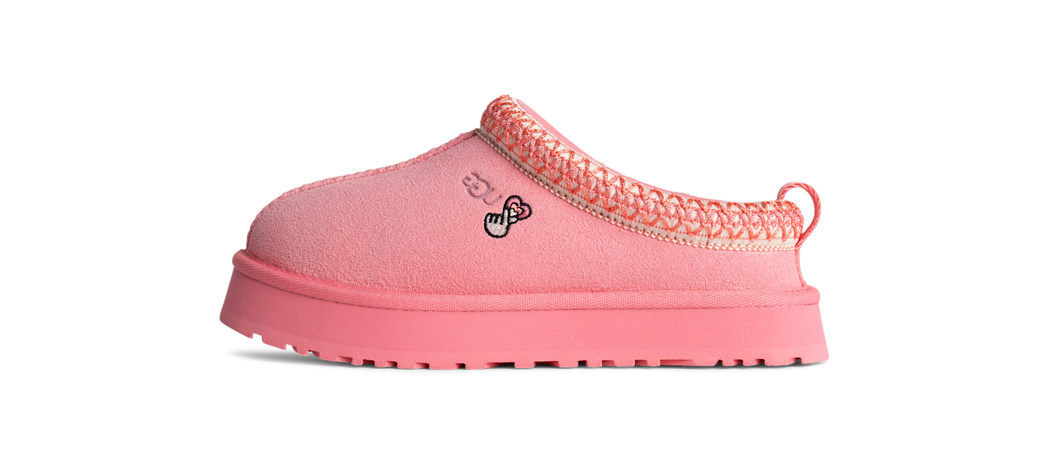 UGG Tazz Love '25 Slipper Tropical Pink (Kids), Tropical Pink (1172391K-TPCL)