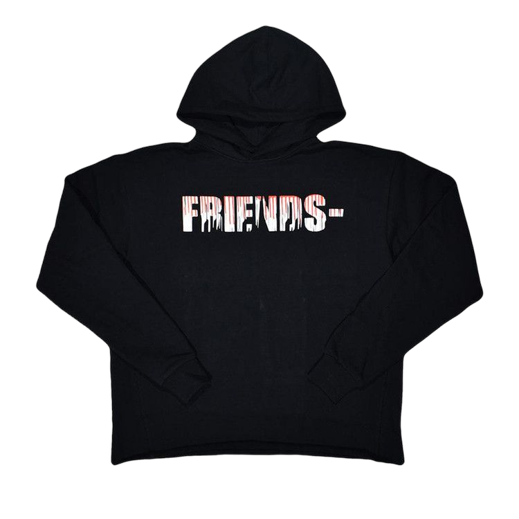 Vlone Friends Slit Scissors Hoodie Black