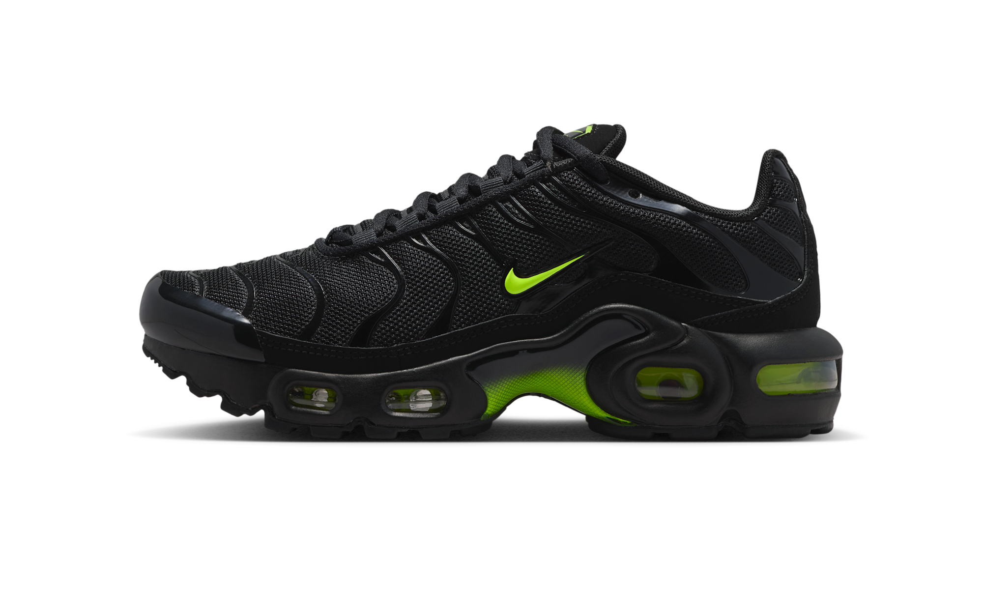 Nike Air Max Plus Black/Black/Volt Ice
