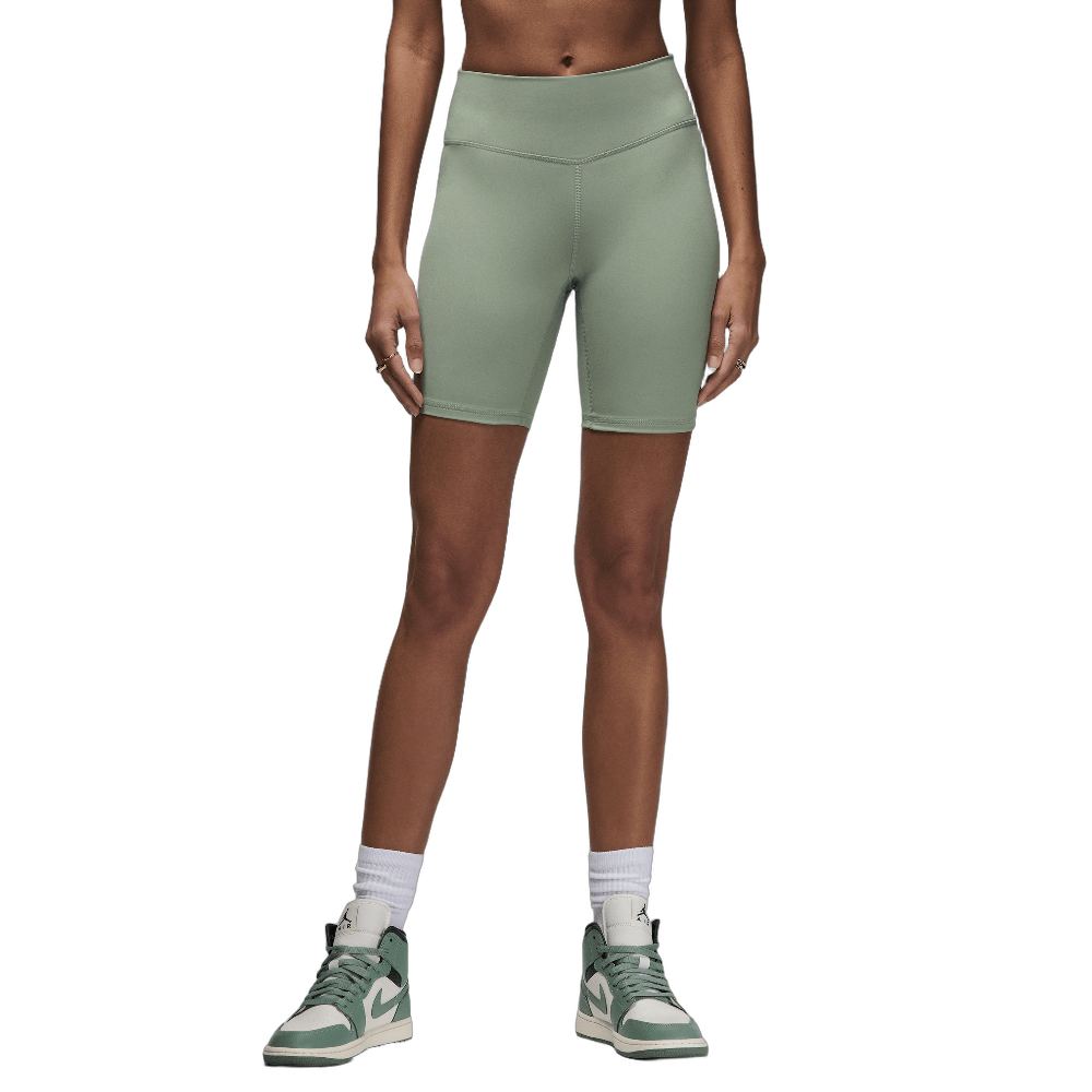 Air Jordan Sport Women's High-Waisted 7" Bike Shorts Jade Smoke/White - Sneak