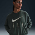 Nike Swoosh Fly Dri-FIT French Terry Crew-Neck Basketball Sweatshirt Vintage Green/Jade Horizon/W...