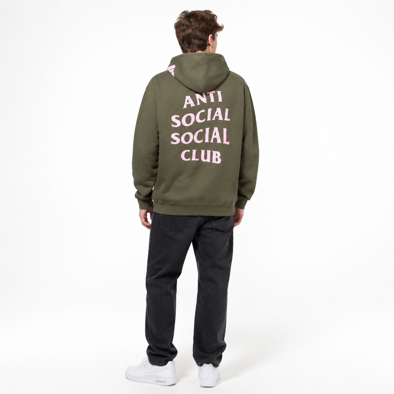 Anti Social Social Club x Undefeated Club Hoodie Olive