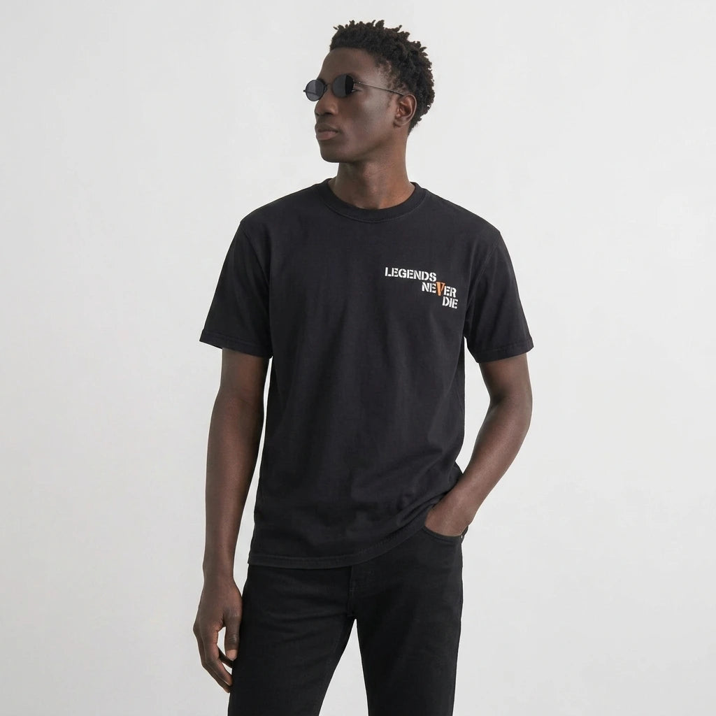 Juice Wrld x Vlone 999 T-Shirt Black