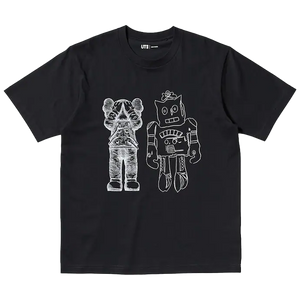 KAWS x Uniqlo Robot Graphic Black