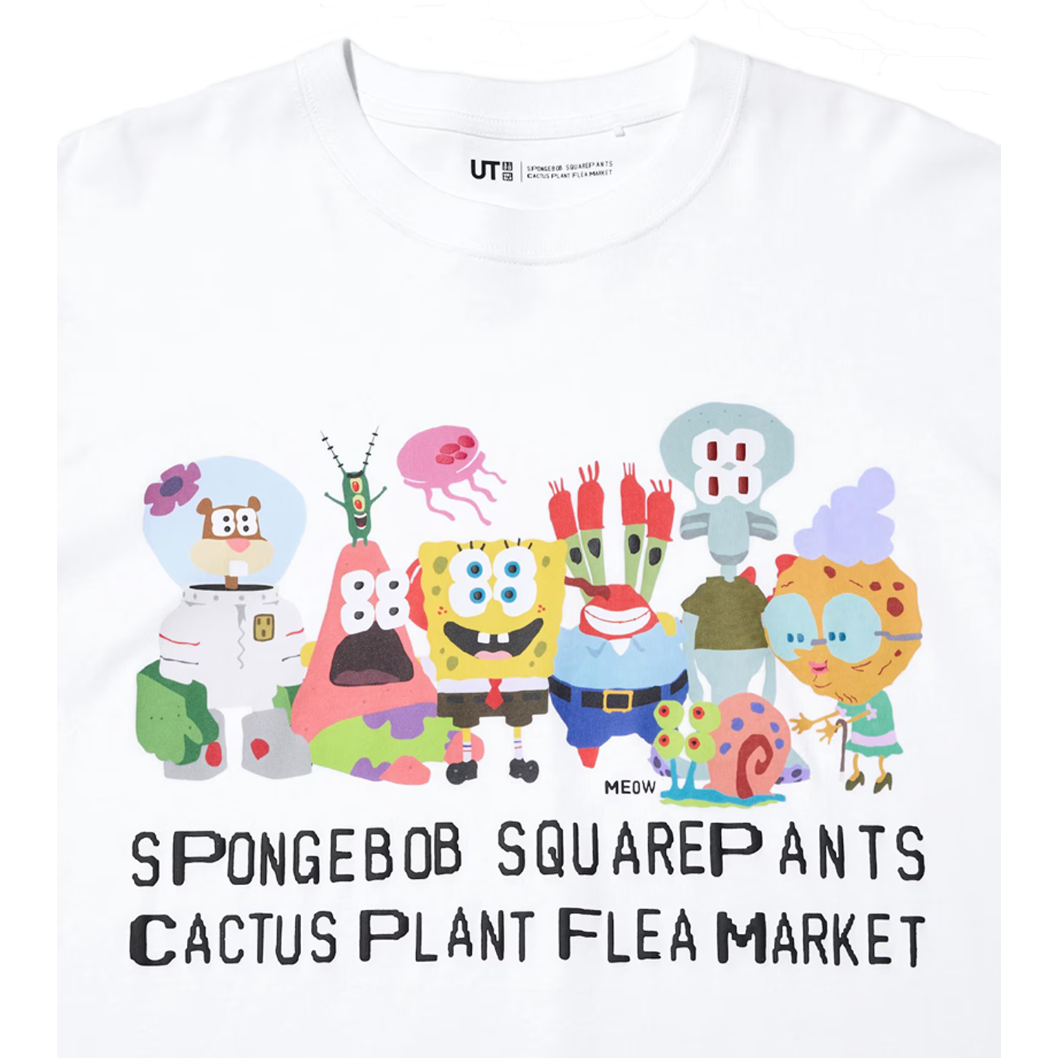 Uniqlo x CPFM Spongebob Squarepants UT Graphic II T-Shirt White, White (474451)