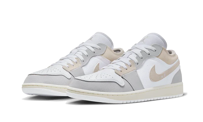 Air Jordan 1 Low SE Craft Inside Out Tech Grey, Tech Grey/Light Orewood Brown/White/Sail (DN1635-002)