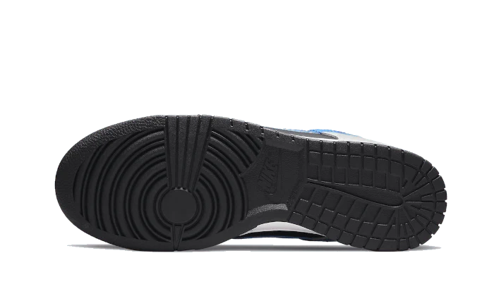 Nike Dunk Low EMB NBA 75th Anniversary Knicks, Black/Racer Blue-Grey Fog-Orange (DD3363-002)