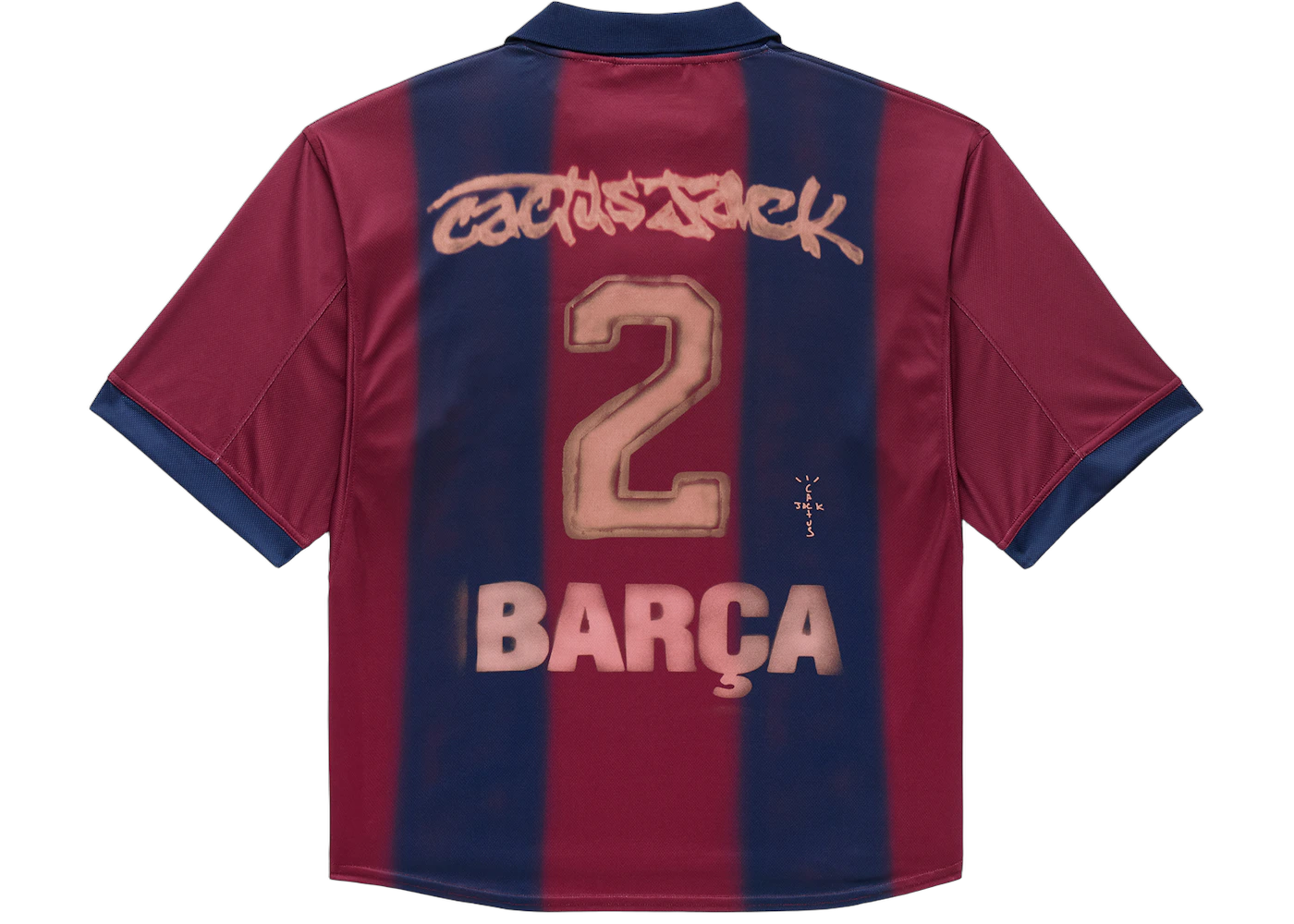 Travis Scott x Nike x FC Barcelona Retro 2000/01 Home Skeleton Jersey Multicolor - Sneak