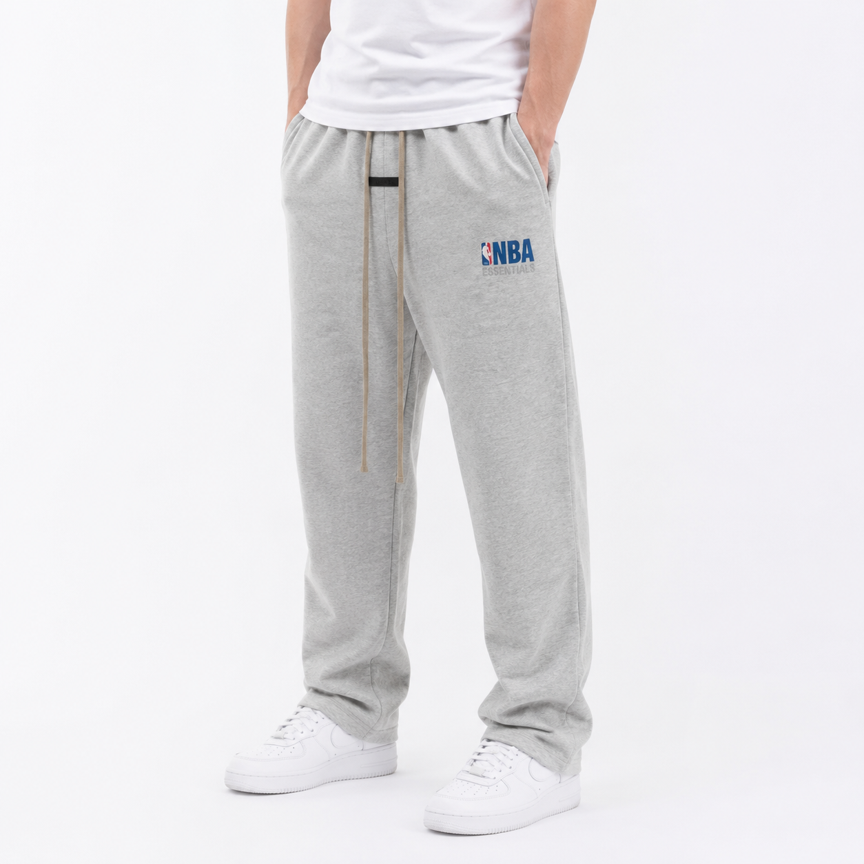 Fear of God Essentials NBA Relaxed Sweatpants Light Heather