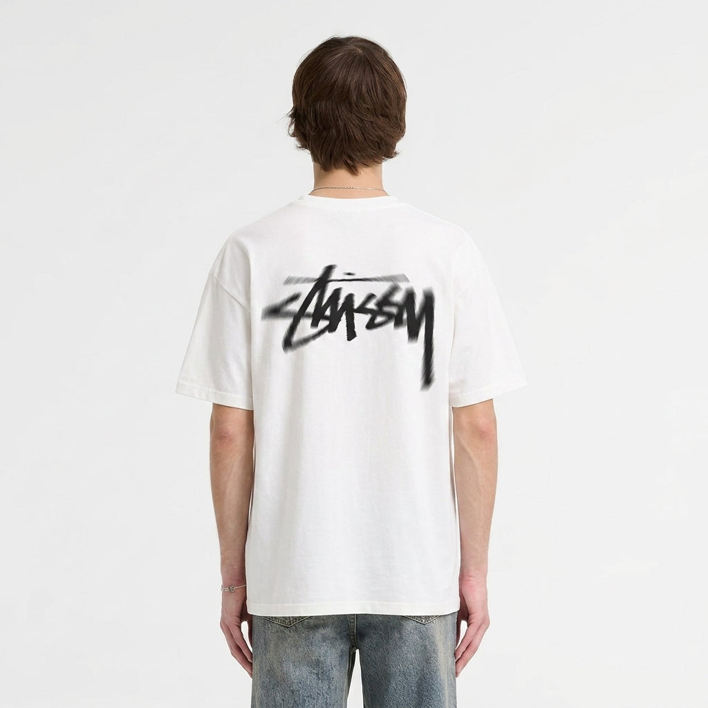 Stussy Dizzy Stock T-Shirt White