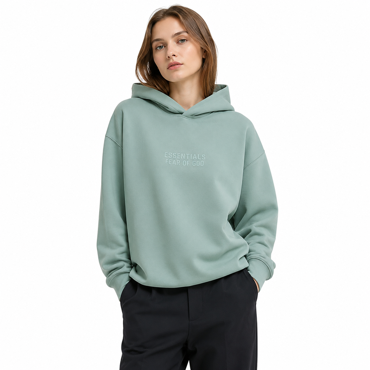 Fear of God Essentials Relaxed Hoodie Sycamore