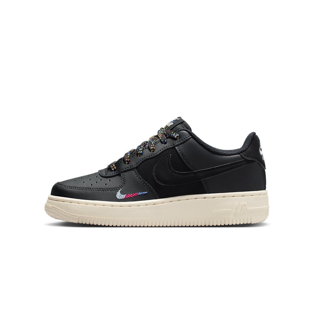 Nike Air Force 1 LV8 1 Black/Saturn Gold/Comet Blue/Black