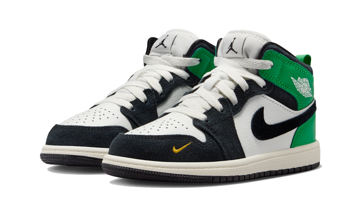 Air Jordan 1 Mid SE Lucky Green (PS)