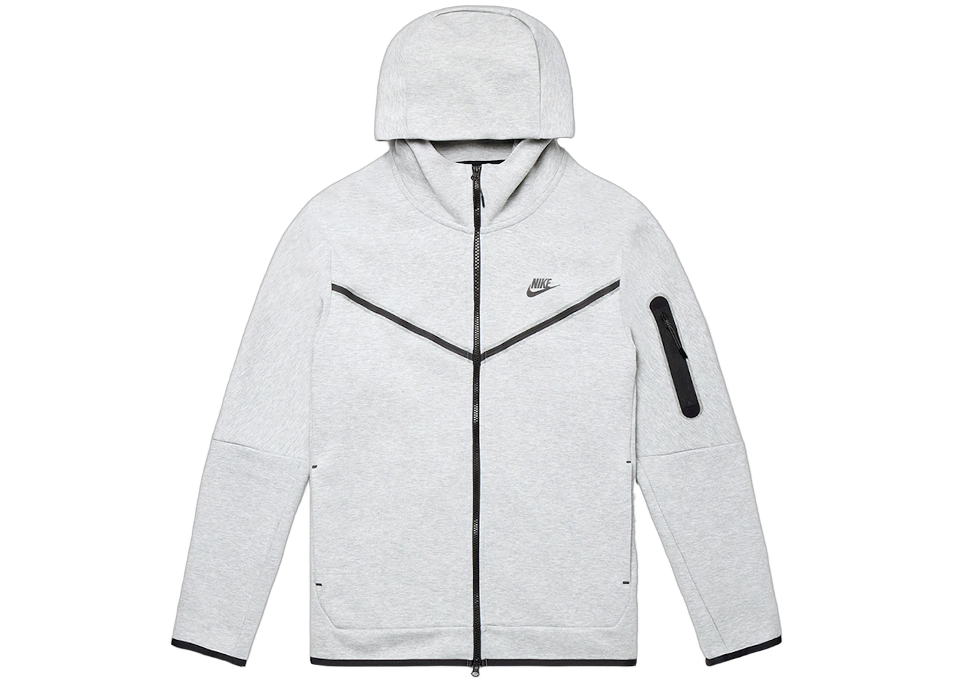 Nike Sportswear Tech Fleece Full-Zip Hoodie Heather Grey/Black