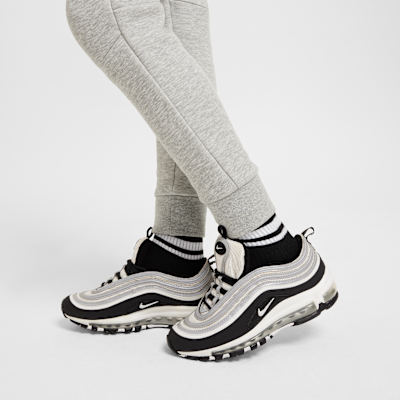 Nike Sportswear Tech Fleece Older Kids' Joggers Dark Grey Heather/Black/Black - Sneak