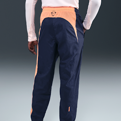 F.C. Barcelona Third Men's Nike Total 90 Football Woven Tracksuit Bottoms Midnight Navy/Bright Mango/Bright Mango