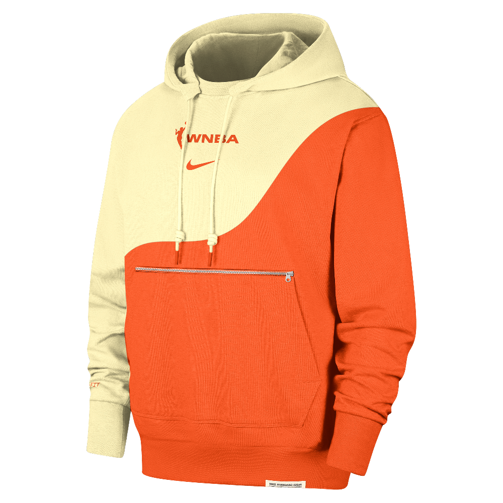 Team 13 Standard Issue Nike WNBA Basketball Hoodie Alabaster/Brilliant Orange/Pale Ivory/Brilliant Orange