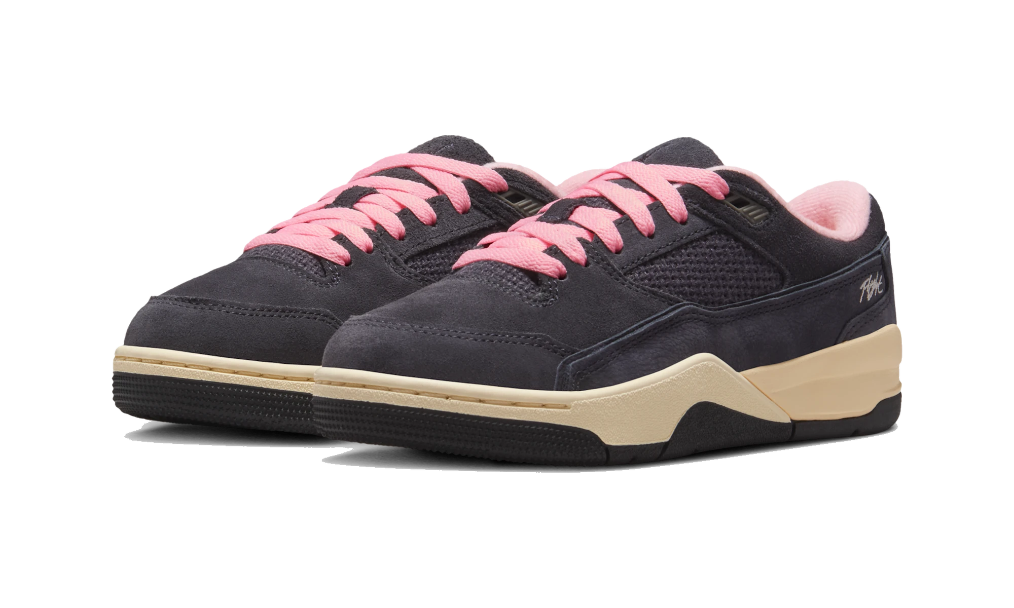 Air Jordan Flight Court Oil Grey/Arctic Punch/Muslin/Cave Stone