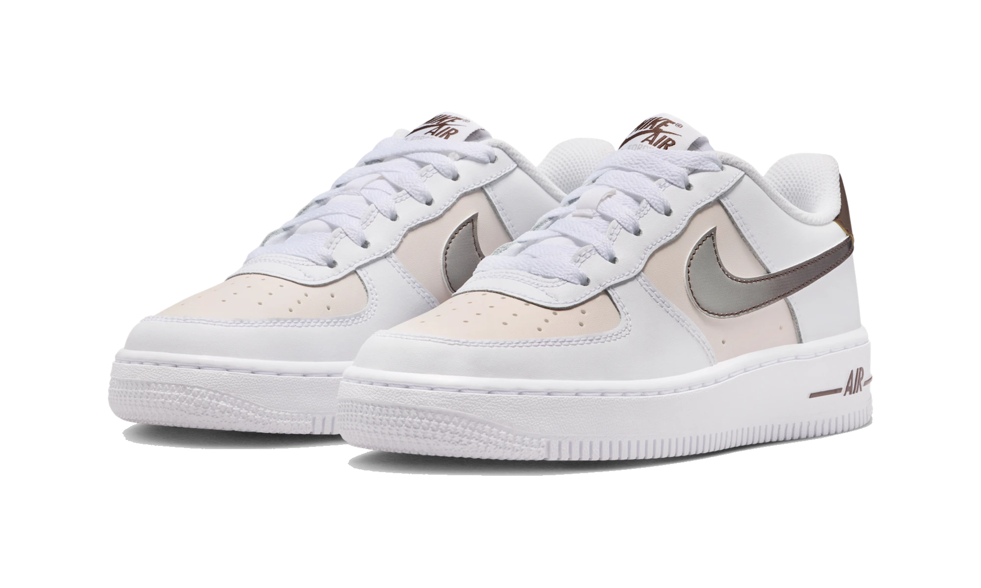 Nike Air Force 1 White/Baroque Brown/Phantom/College Grey