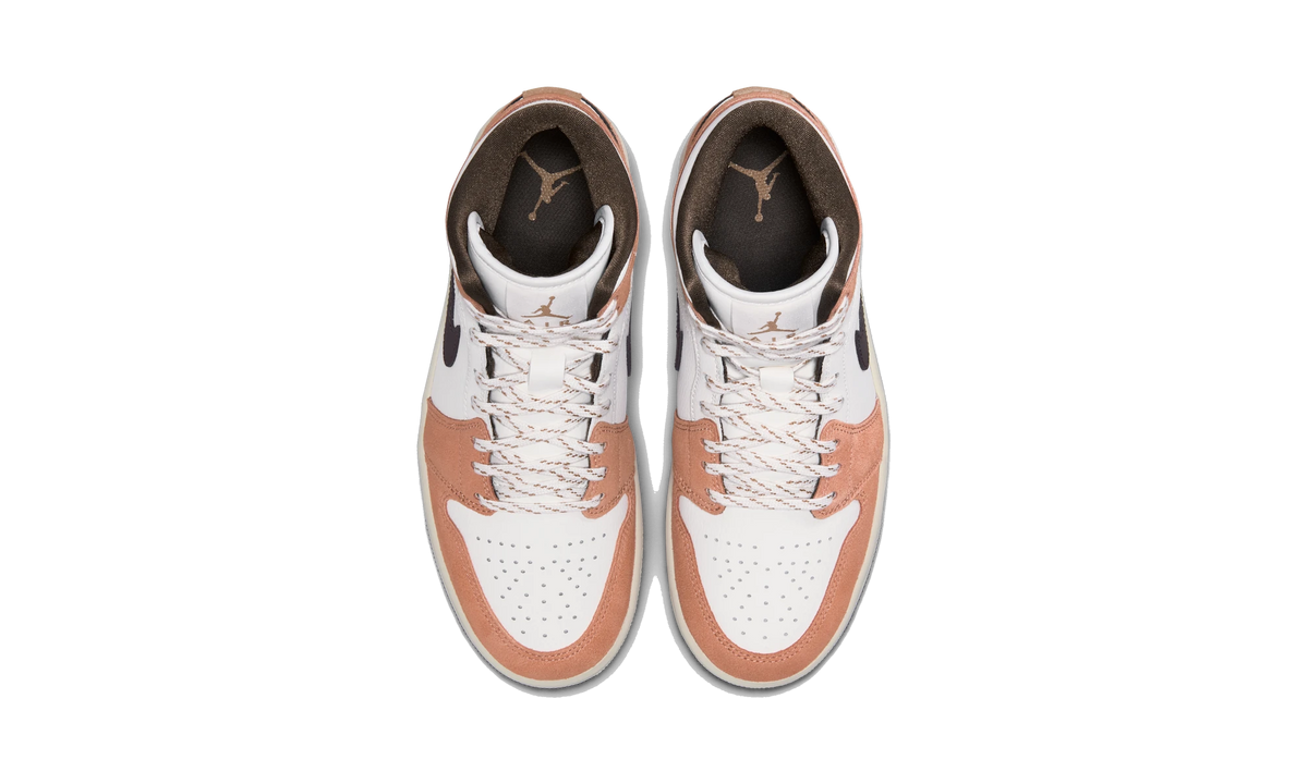 Air Jordan 1 Mid Sail/Light Cognac/Filbert/Dark Hazel