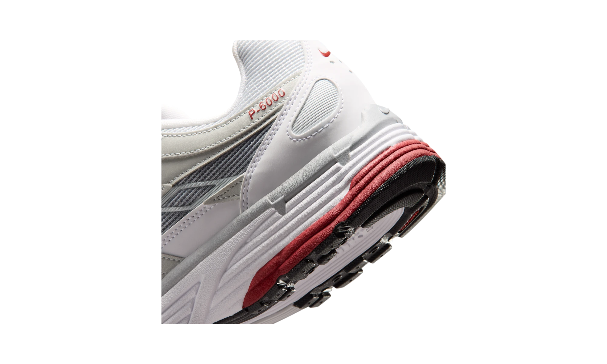 Nike P-6000 White/Pure Platinum/Wolf Grey/Dune Red