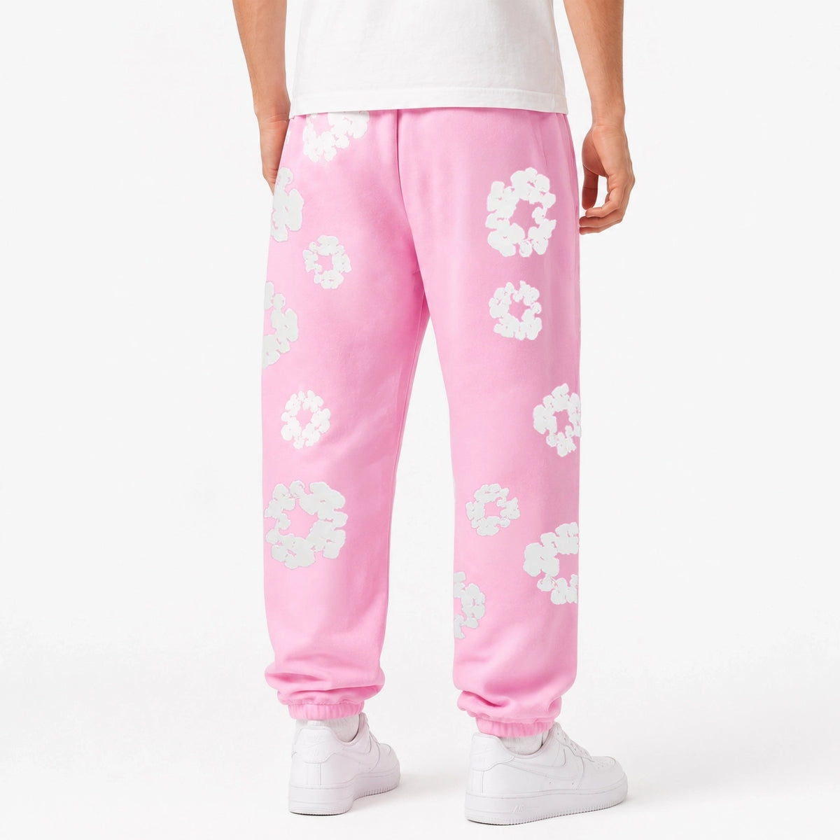 Denim Tears The Cotton Wreath Sweatpants Powder Pink