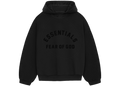 Fear of God Essentials Nylon Fleece Hoodie Jet Black/Jet Black