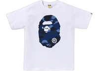 BAPE Color Camo Big Ape Head T-Shirt Navy