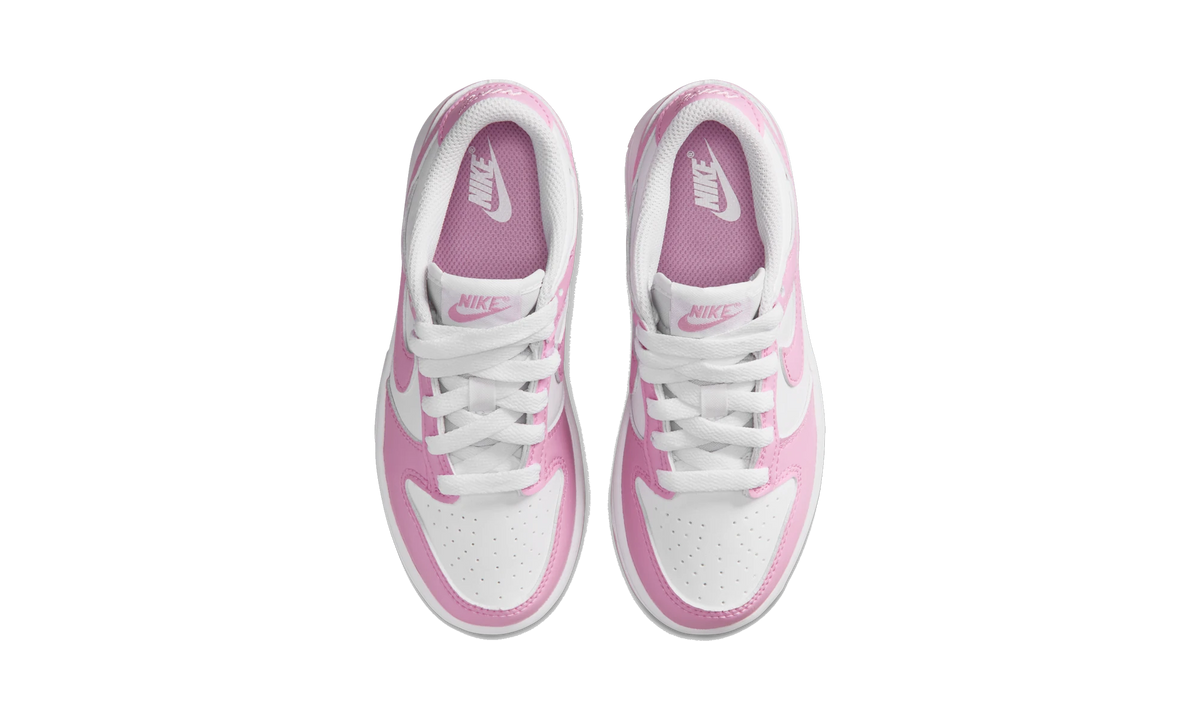 Nike Dunk Low White/White/White/Pink Rise