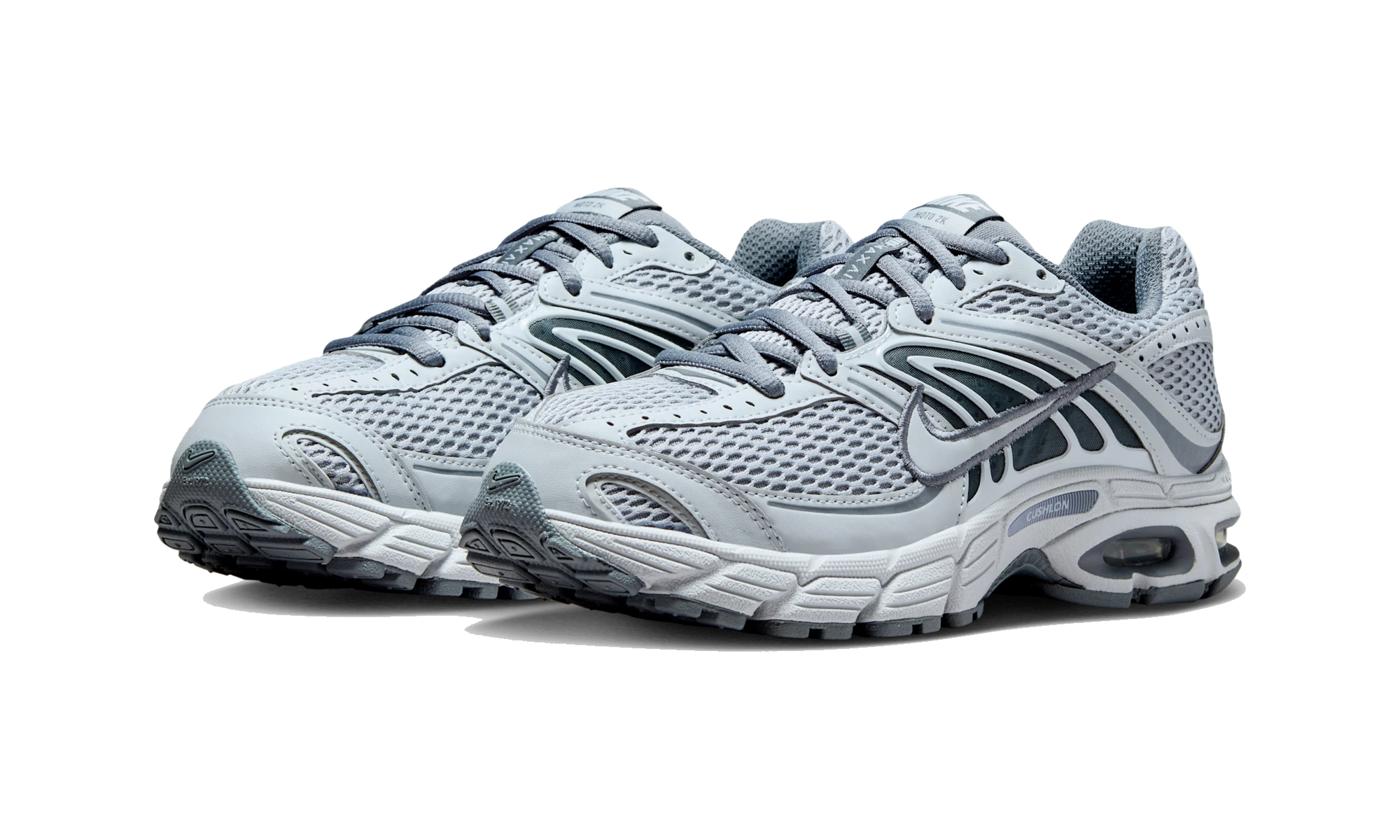 Nike Air Max Moto 2K shoes with reflective accents Wolf Grey/Cool Grey/Pure Platinum