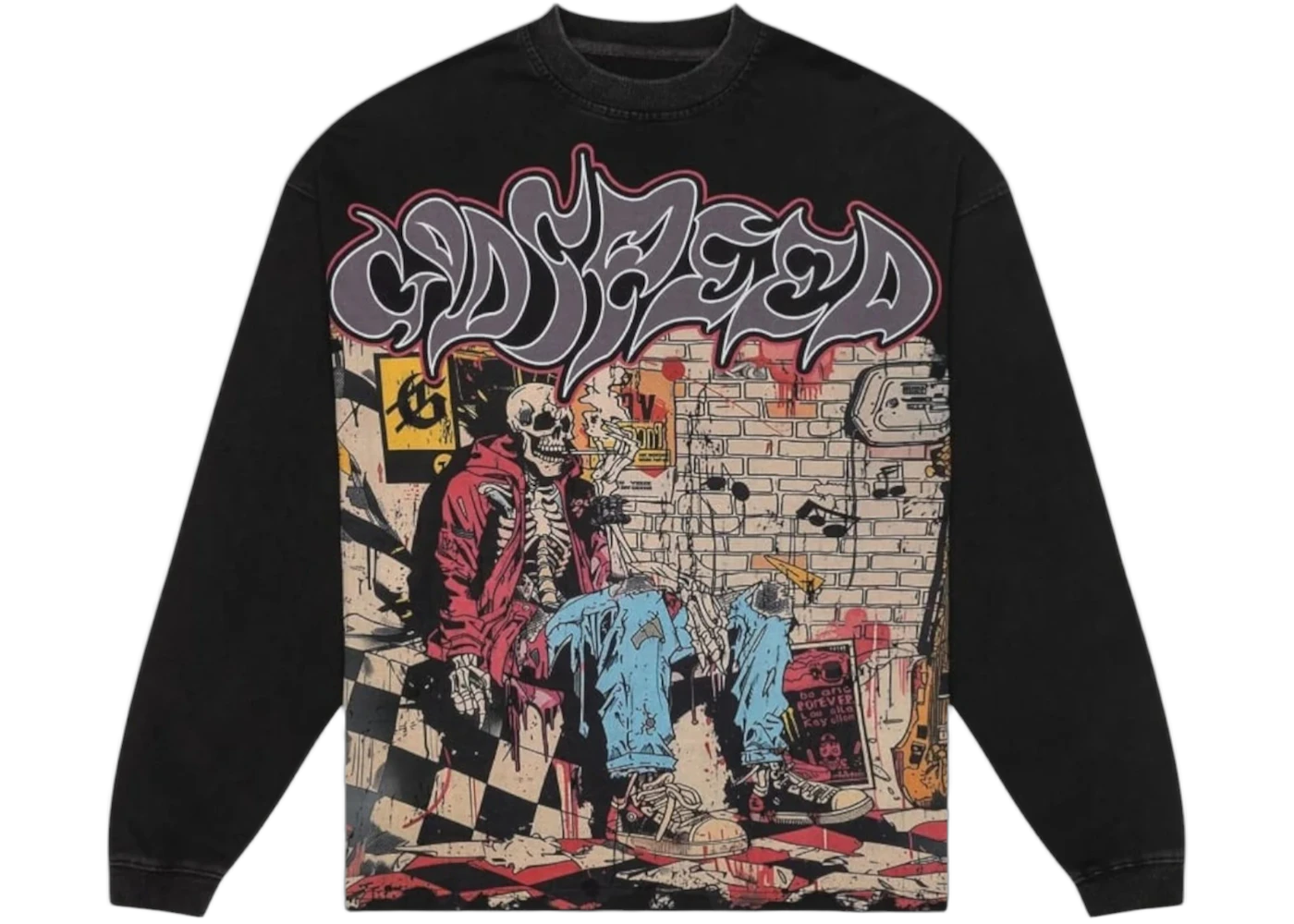 Godspeed Stoner L/S T-Shirt Black
