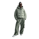 Nike Sportswear Swoosh Puffer PrimaLoft® Women's Therma-FIT Oversized Hooded Jacket Jade Horizon/Sail