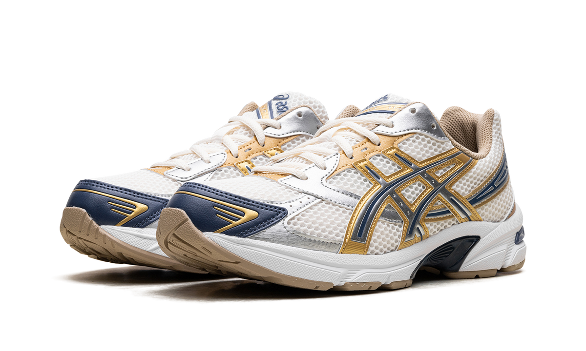 ASICS Gel-1130 Cream Pure Silver Gold Blue