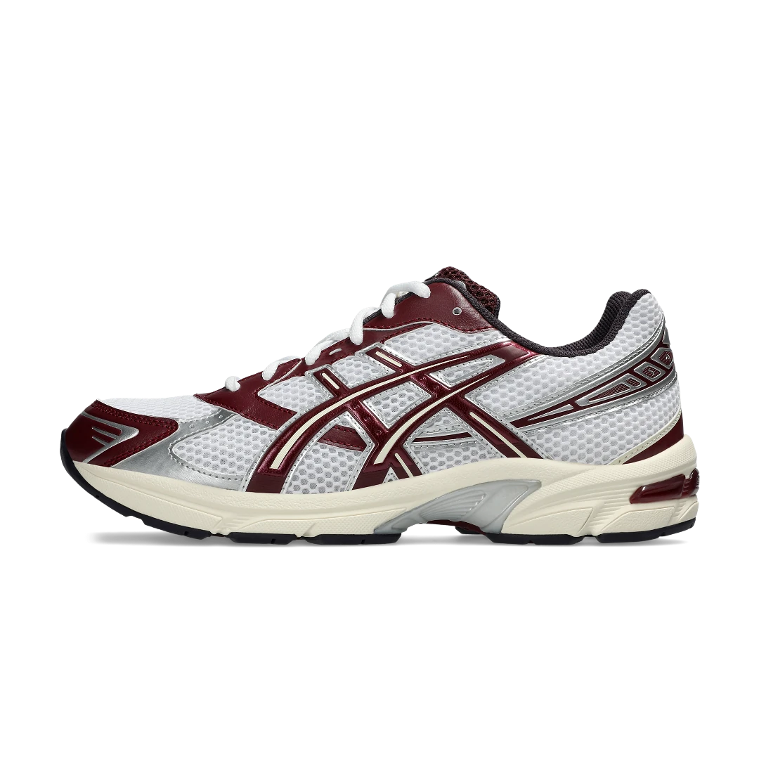 ASICS Gel-1130 White Maroon Banner, White/Maroon Banner (1203A685-100)